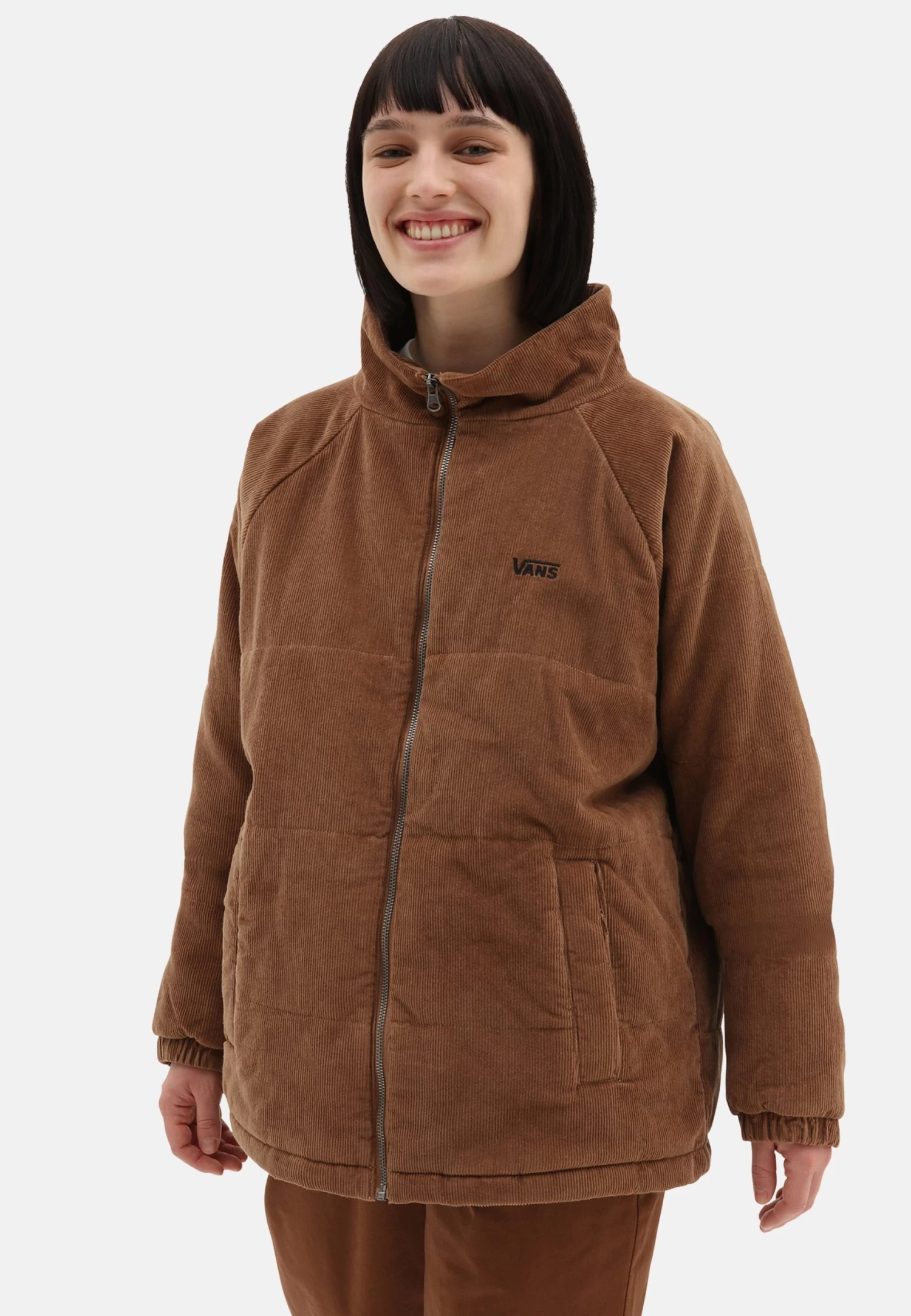 Vans Ashburn Puffer- Jas - Medium Brown 1 Vans Ashburn Puffer- Jas - Medium Brown