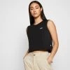 Vans Wm Junior V Muscle Crop - Top - Black