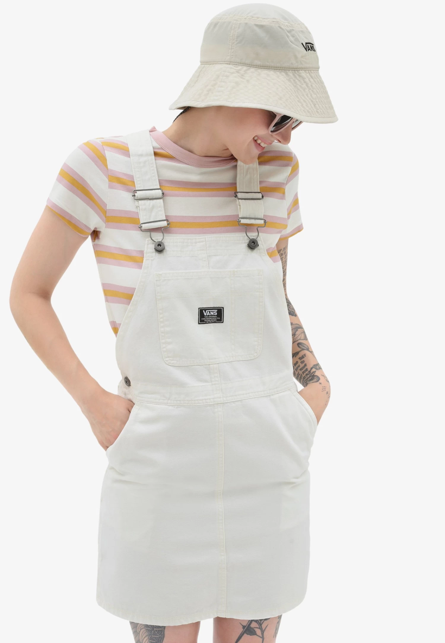 Vans Ground Work- Spijkerjurk - White 1 Vans Ground Work- Spijkerjurk - White