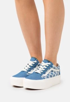 Vans Ua Old Skool Stackform - Sneakers Laag - Denim Mix Blue