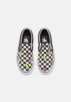 Vans Classic Slip On - Instappers - Black/White -Kleding Verkoop df266f9f7b394833be883fb8b1ced495