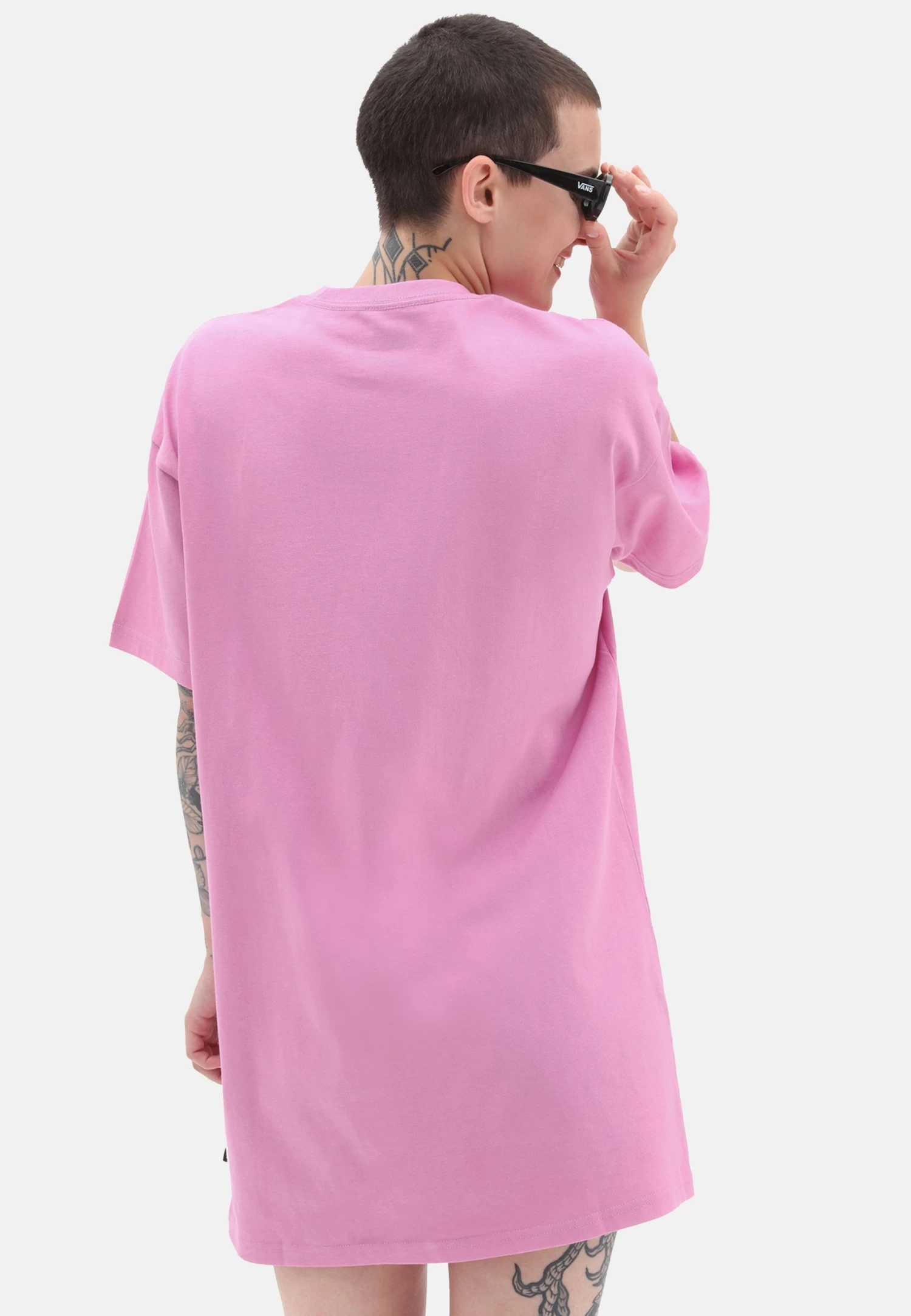 Vans Wm Center Vee- Jurk - Medium Pink 2 Vans Wm Center Vee- Jurk - Medium Pink - Afbeelding 2