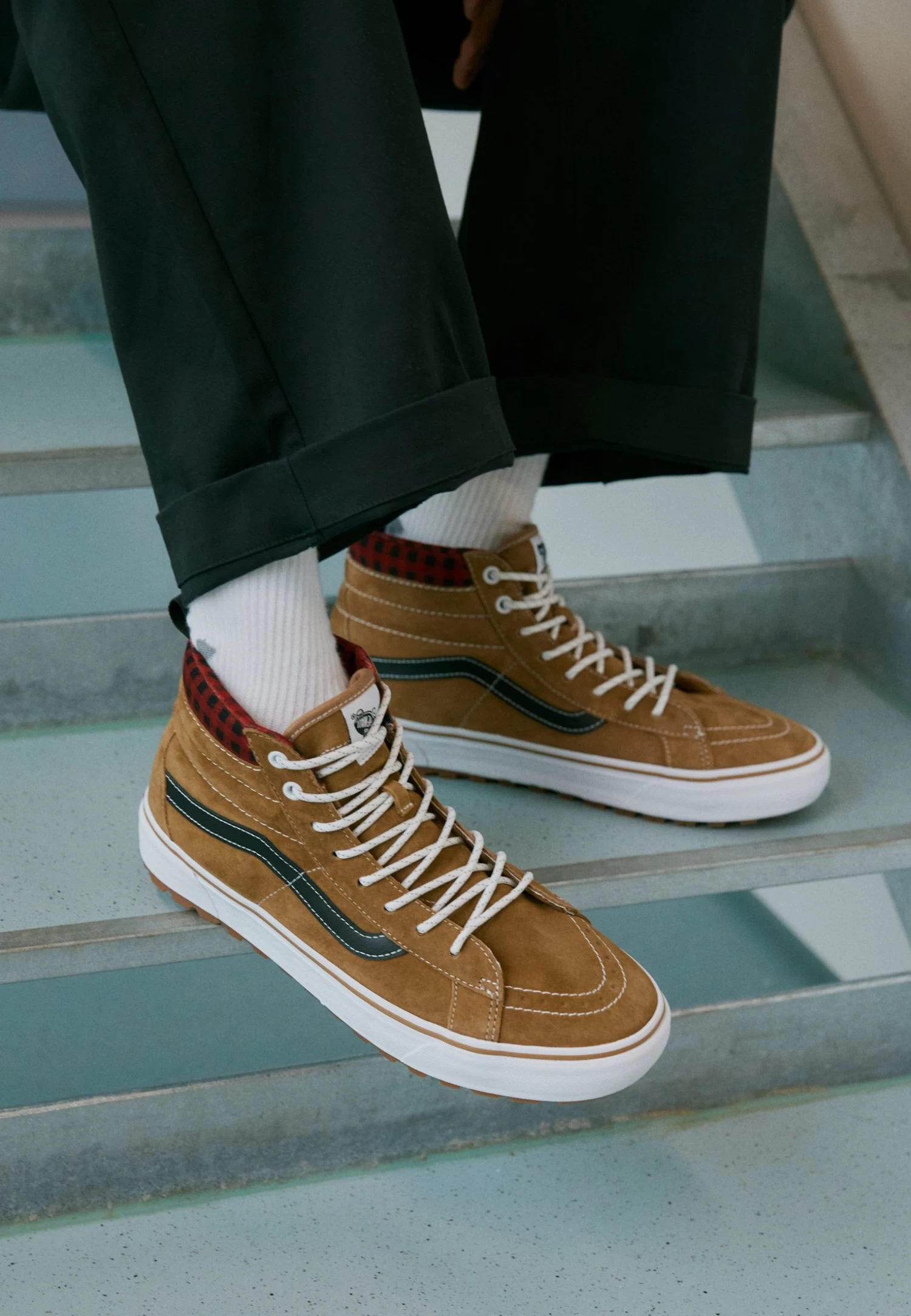 Vans Sk8 Hi Mte 1 Unisex - Sneakers Hoog - Brown/Black 2 Vans Sk8 Hi Mte 1 Unisex - Sneakers Hoog - Brown/Black - Afbeelding 2