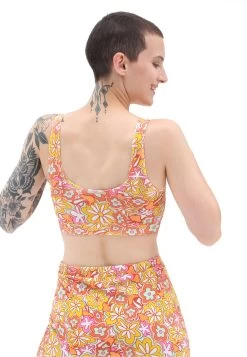 Vans Wm Flying V Print - Bustier - Medium Orange