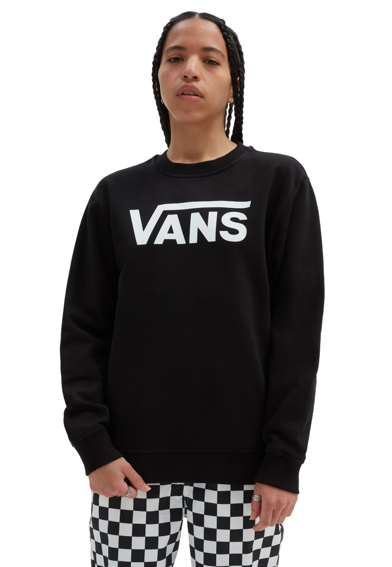 Vans Classic V Bff Crew - Sweater - Black 1 Vans Classic V Bff Crew - Sweater - Black
