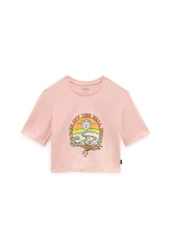 Vans Resort Mix - T-Shirt Print - Light Orange -Kleding Verkoop fbbf6693d2f548d999407a1d46dbbdf7